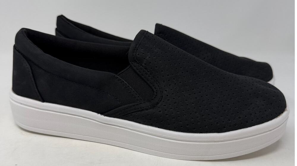 Navig8 Women's Black Dailey -01 Slip On Shoes Size 8 1/2